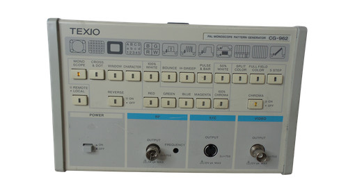 Texio 962 pal monoscope - cg-962,