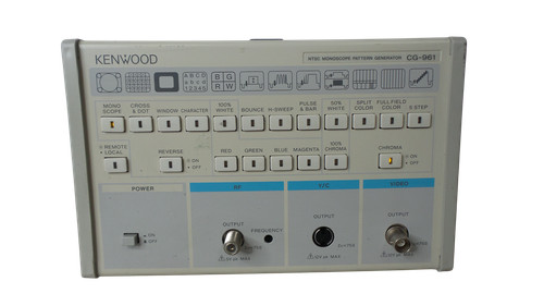 Kenwood 961 ntsc monoscope - kenwood, cg-961